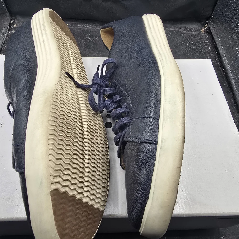 Cole Haan Navy Blue‎ Leather Sneakers